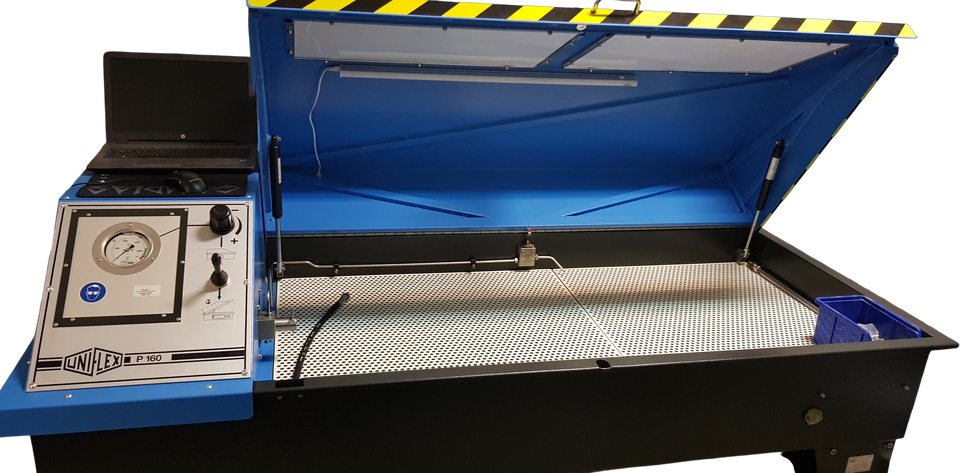 UNIFLEX P 160 ispitni pult — tlačno ispitivanje sklopova do 1300 bar, Tehno-Hidraulik